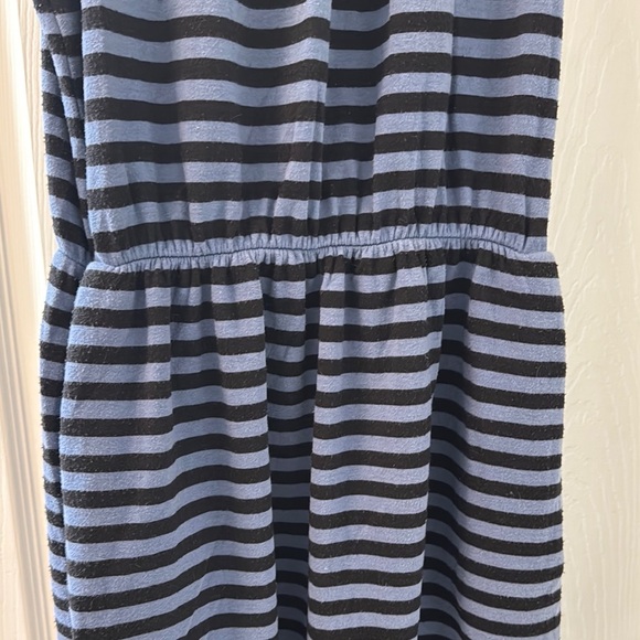 Loft Blue and Black Sleeveless Sundress - Picture 2 of 7